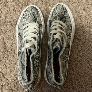 Snakeskin Sneakers